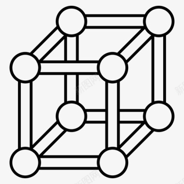 化学水结构结构区块链化学图标