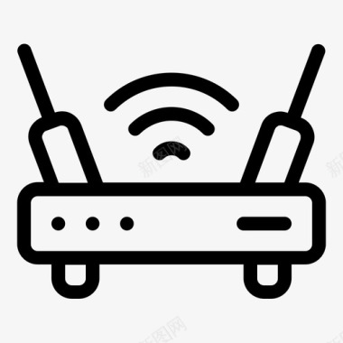 无线专业wifi路由器电子产品调制解调器图标