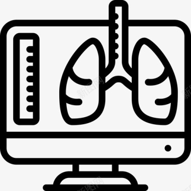 河蟹三维模型肺部模型三维计算机图标