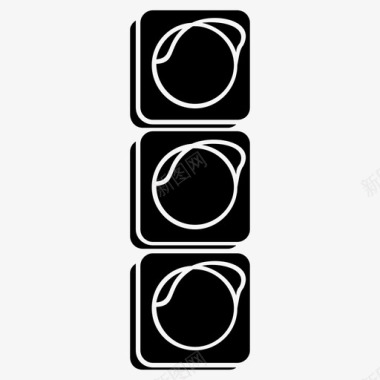 道路红绿灯道路交通交通标志图标