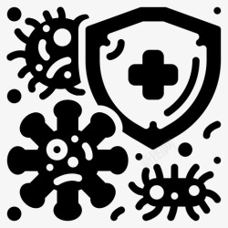 病毒防护PNG矢量图病毒防护细菌冠状病毒高清图片