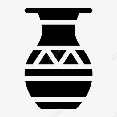 采购产品花瓶装饰品古董图标