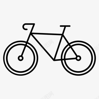 自行车比赛骑行图标