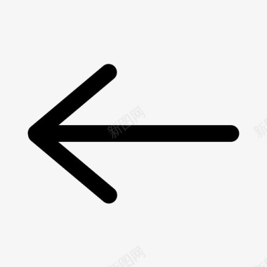 背月饼背箭头左箭头图标