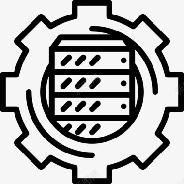 云服务器服务器云数字图标