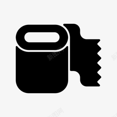 圆形红色卫生纸浴室卷图标