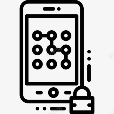 智能手机钥匙密码锁图标