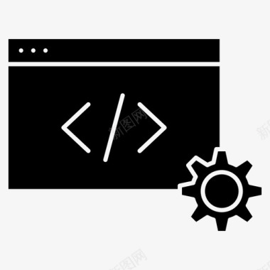PNG程序员网页编码程序员原型图标