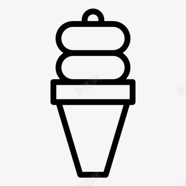 蛋卷冰冷的蛋卷图标