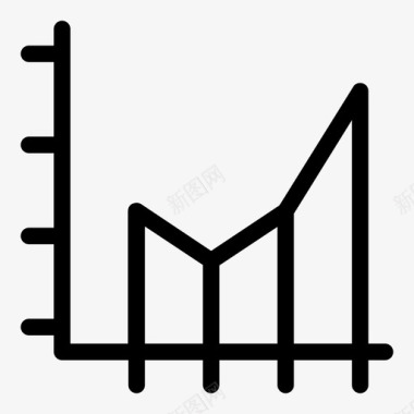 资产经济图表经济增长图标