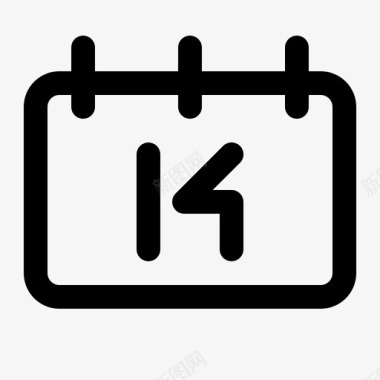 日历气球爱情图标