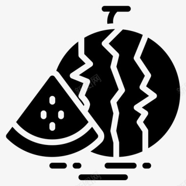 西瓜西瓜食品水果图标