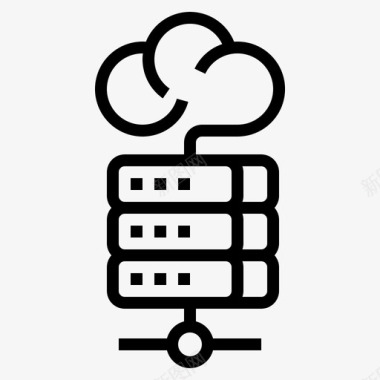 云服务器服务器云主机图标