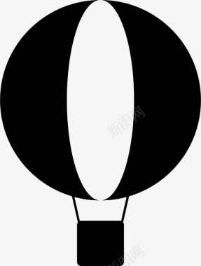 热气球飞行热气球飞行运输图标