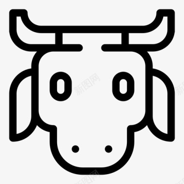 哺乳动物牛动物动物王国图标