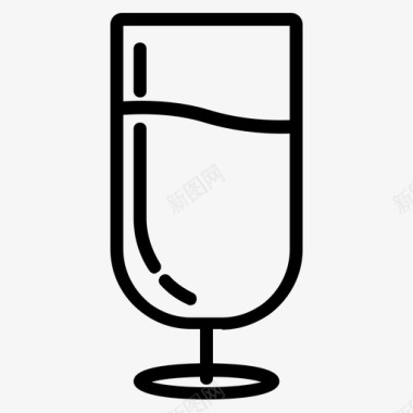 葡萄上的水珠酒吧上的玻璃饮料葡萄酒图标