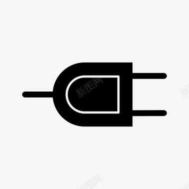 插头电流电线图标