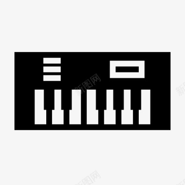 数字钢琴模拟乐器图标