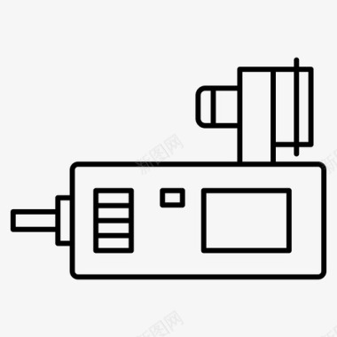 时光齿轮直流电机电气工程图标