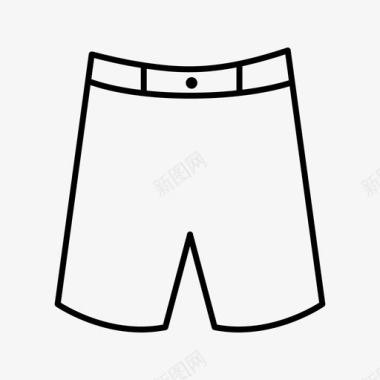 短裤夏季男装图标