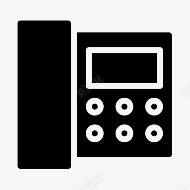 色香味俱全电话通讯联络图标