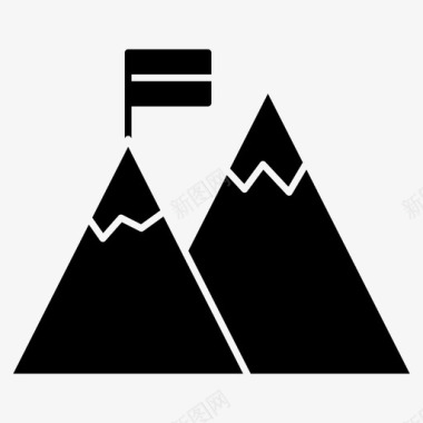 鐢峰瓙山挑战旗图标