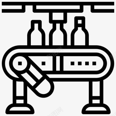 输送带输送带工业产品图标