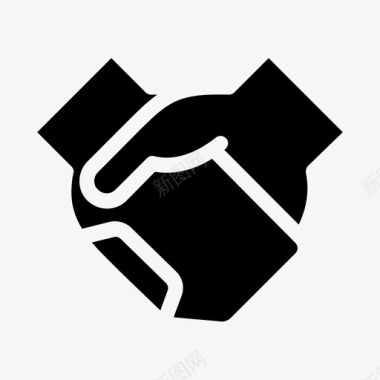 实惠交易协议手势图标