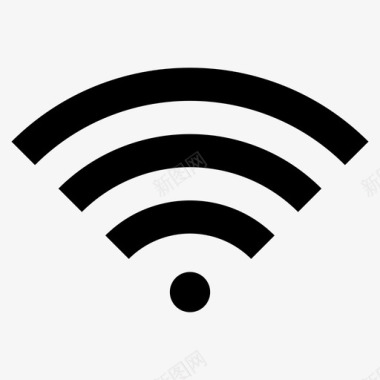 WiFi信号wifi信号wifi区域无线互联网图标