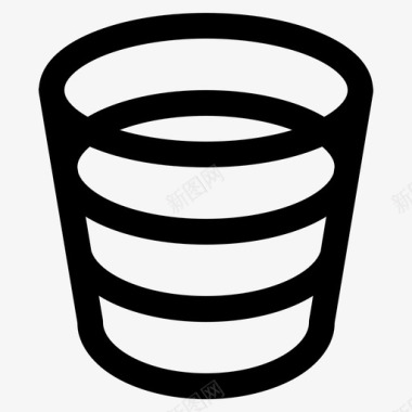 布丁杯子饮料咖啡图标