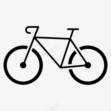 自行车比赛骑行图标