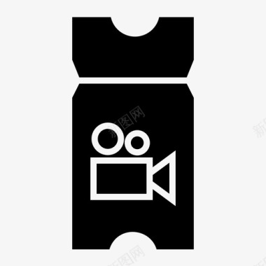 电影票矢量电影票图标