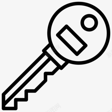 工具和用具钥匙密码安全图标