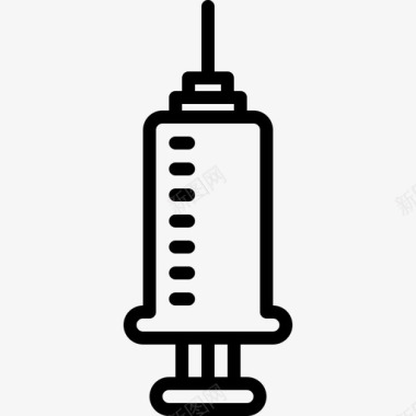 医院健康宣传栏注射器健康医院图标