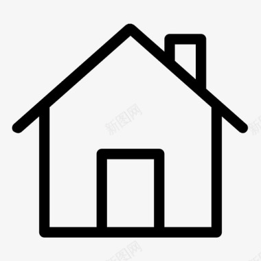 房子主页免抠png房子地址家图标