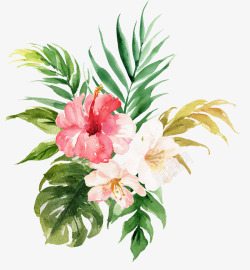 水彩透明素材素材