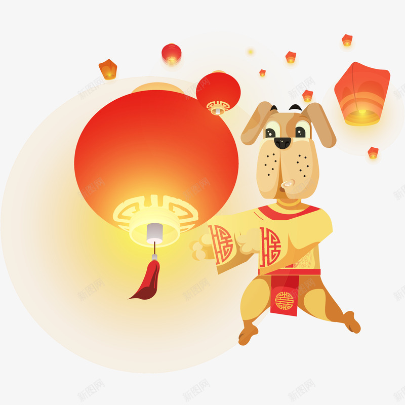 2018 狗年 新年年货节新春元素元宵节中秋端午png免抠素材_88icon https://88icon.com 狗年 新年 年货 新春 元素 元宵节 中秋 端午