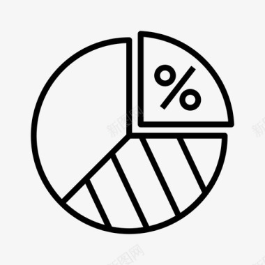 饼图图表饼图分析图表图标