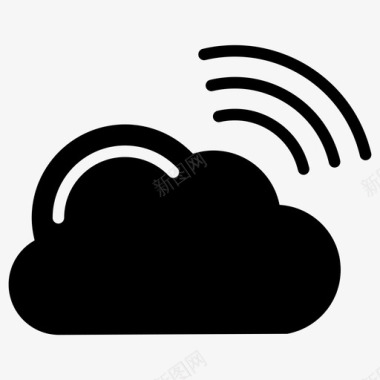 WiFi信号wifi云云网络wifi信号图标