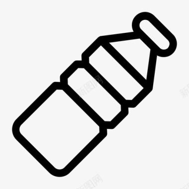 塑料瓶保湿水图标