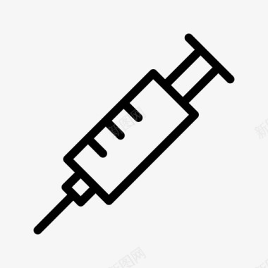 保健品宣传海报注射器麻醉药物图标