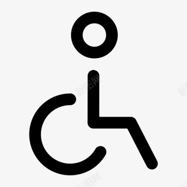 援助之手残疾援助帮助图标