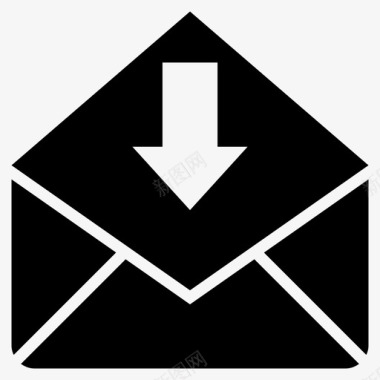 qq网络邮箱收件箱电子邮件收到的邮件图标