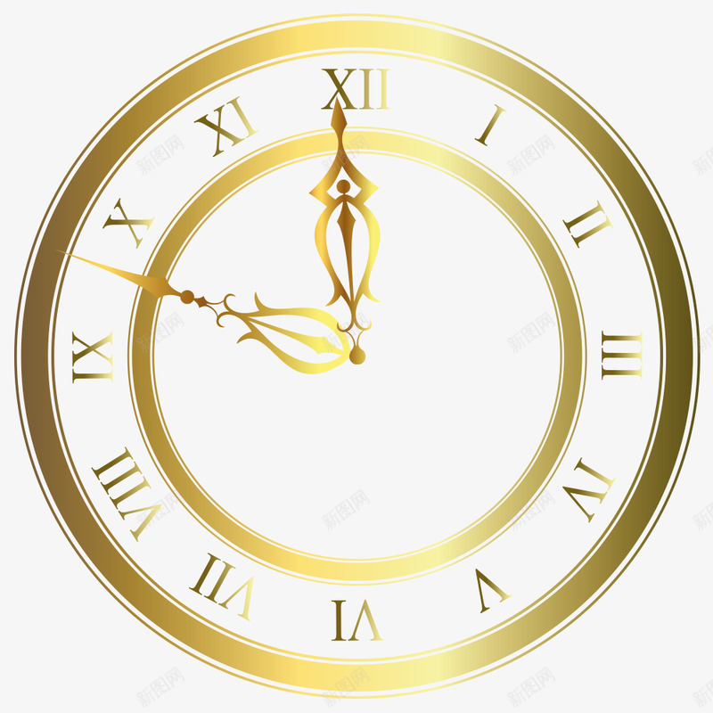 clockgoldvectorbylyotta d68cxhf  10001000背景素材png免抠素材_88icon https://88icon.com 背景 素材