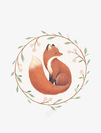 卡通狐狸q版png免抠素材_88icon https://88icon.com 卡通 狐狸