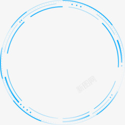 科技圆素材素材