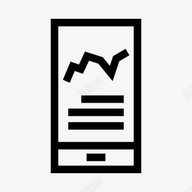 商务逻辑分析移动商务分析金融图标