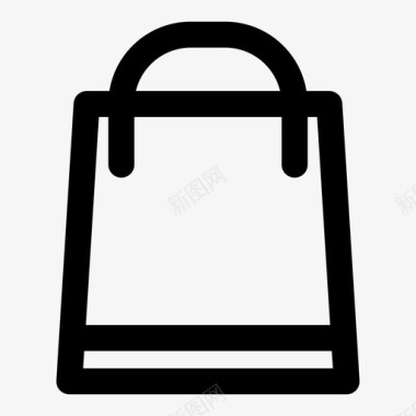 金融图标线性包买商业图标