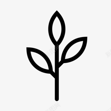 茶叶种植种植图标