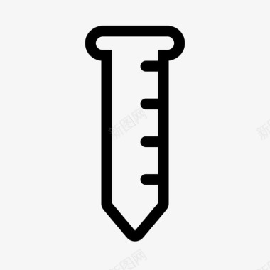 矢量试管试管化学实验室图标